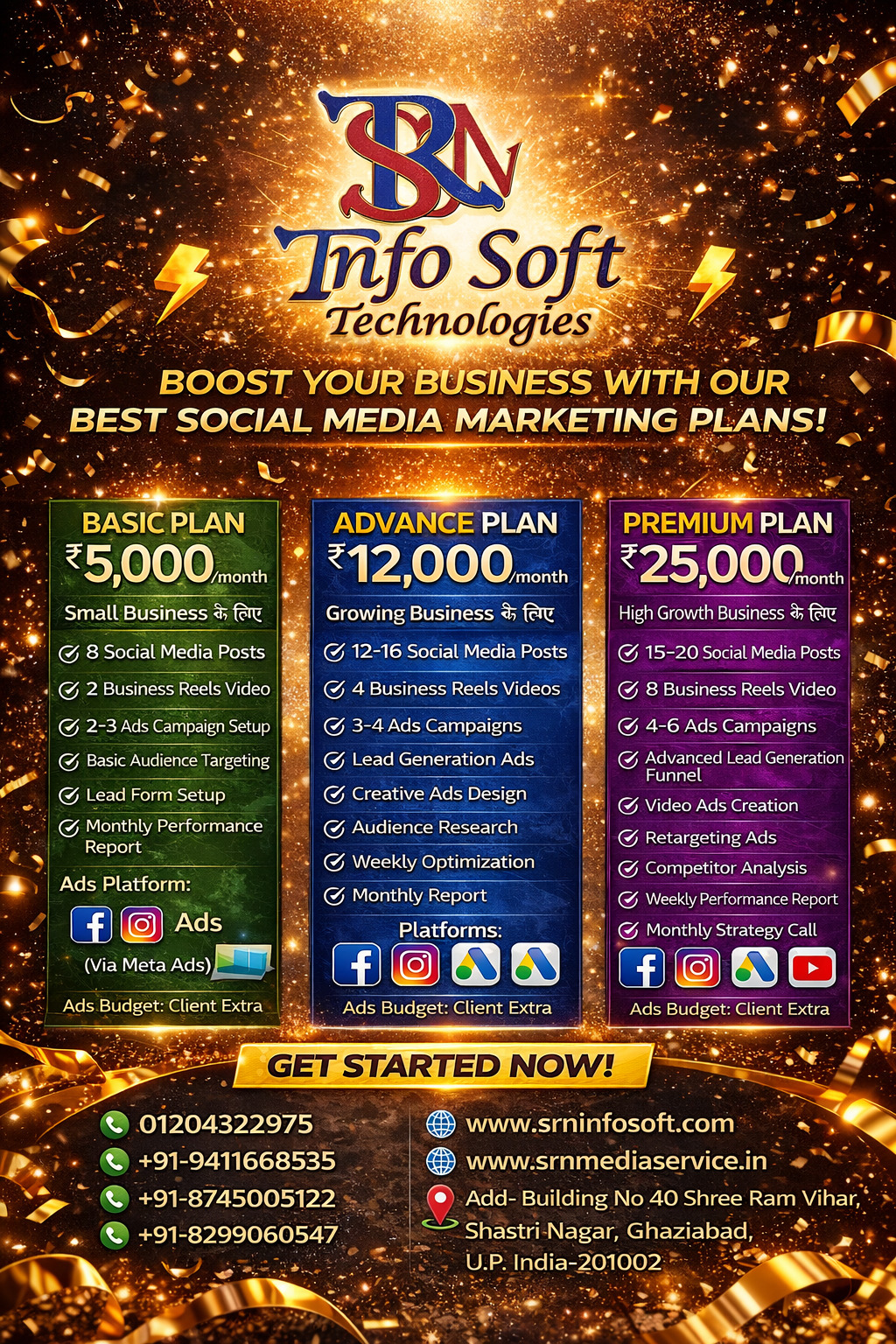 Business Growth के लिए Professional Social Media Marketing + Lead Generation Service