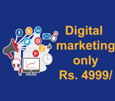 Digital marketing only Rs. 4999/