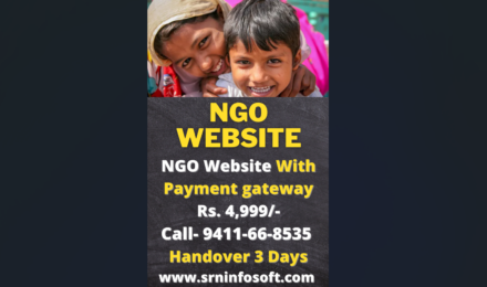 Website Design for Trust, NGO, Society, Foundation and Organization only Rs. 4999